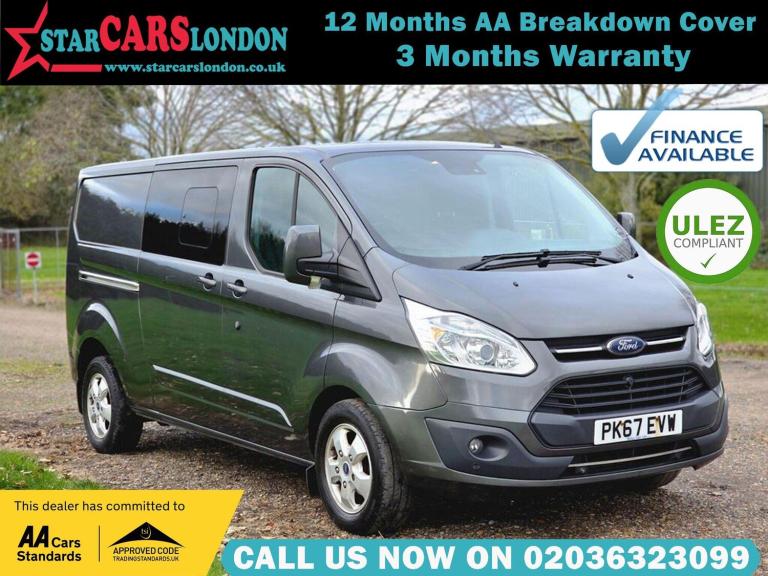 2017 Ford Transit Custom 2.0 TDCi 290 Limited L1 H1 6dr PANEL VAN Diesel Automatic