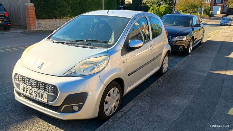 Peugeot, 107, Active, 5 doors Hatchback, 2012, Manual, 998 (cc), 5 doors