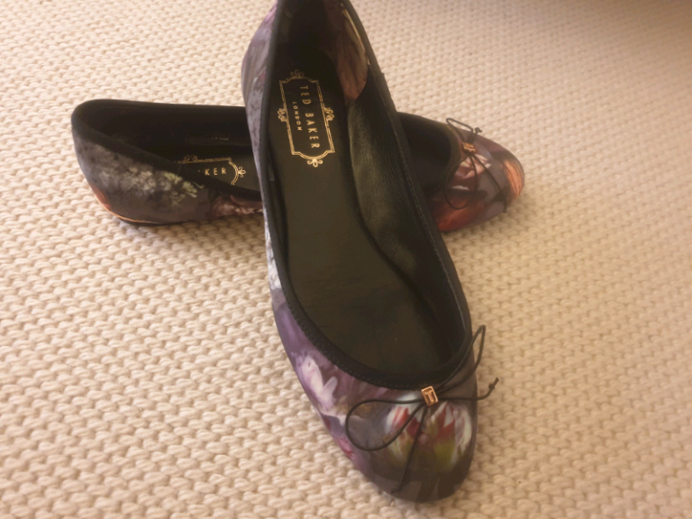 Ted Baker flower new ballet flats