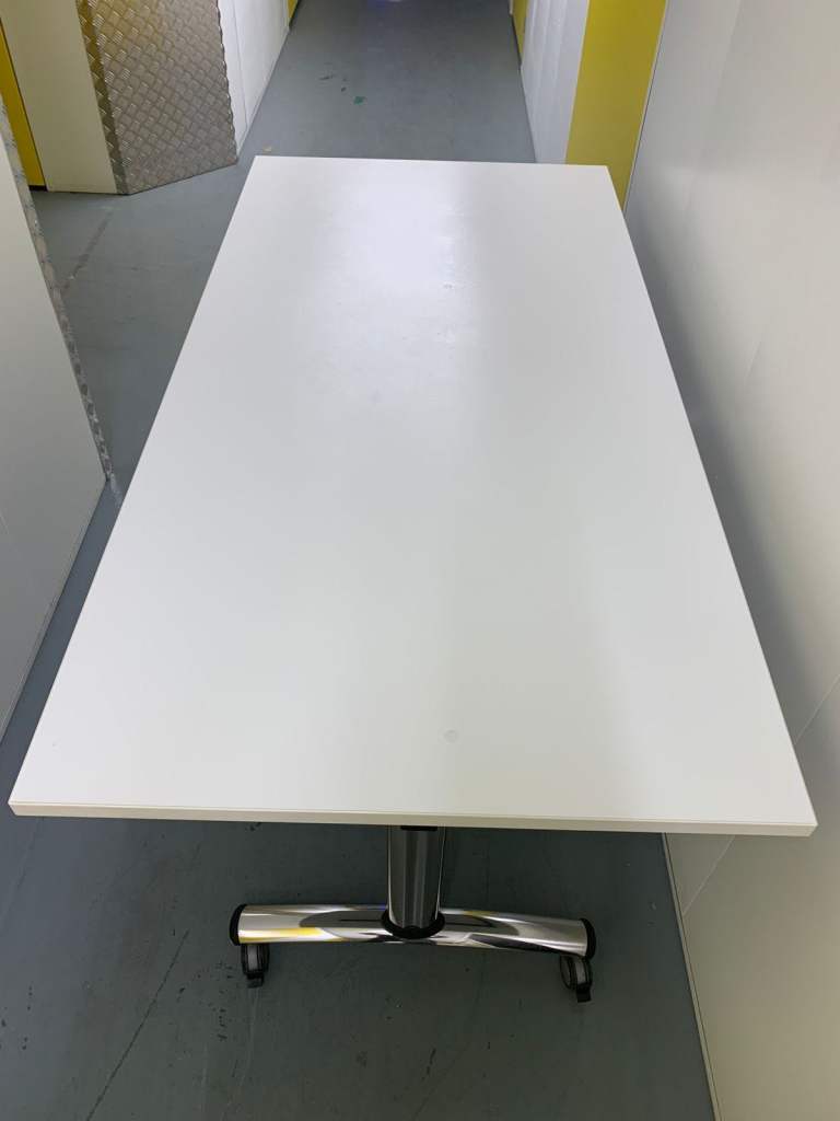 Flip top meeting table on wheels (10 available)