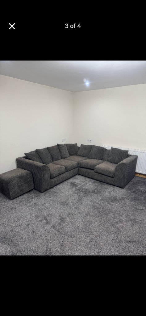 Grey corner sofa 
