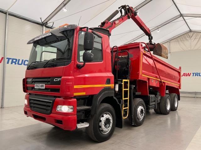 DAF TRUCKS CF85 410 8x4 Steel Tipper Grab Manual
