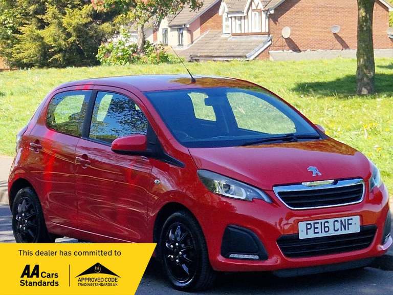 2016 Peugeot 108 1.0 Active Euro 6 5dr HATCHBACK Petrol Manual