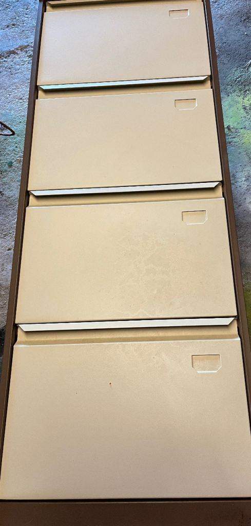 FILING CABINET FOR FULLSCAP FILES FOUR DRAWERS