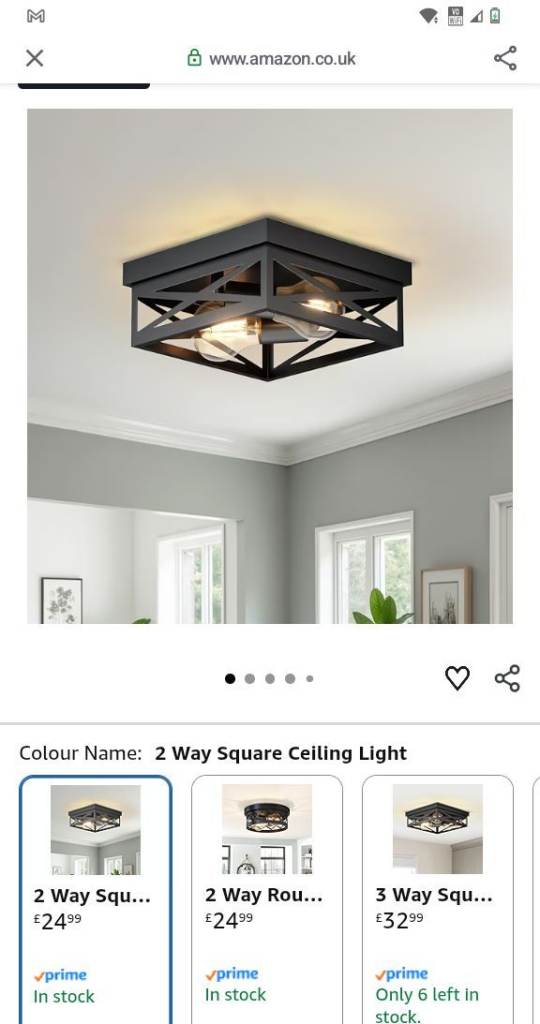 image for 2x ceiling lights