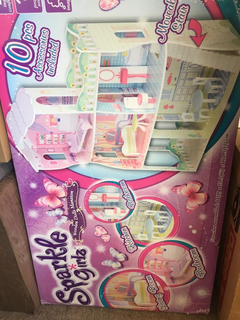 Sparkle girls large dolls mansion 3ft 9ins tall boxed new