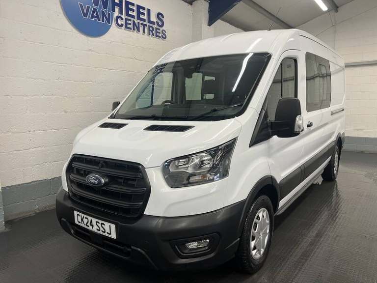 2024 Ford Transit 2.0 350 EcoBlue Trend Crew Van Double Cab 5dr Diesel Manual L3 H2 Euro 6 (s Com...