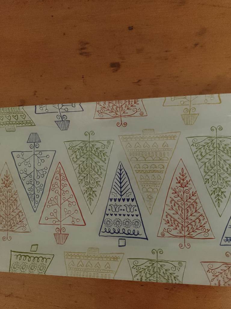 Christmas Trees Serving Plate