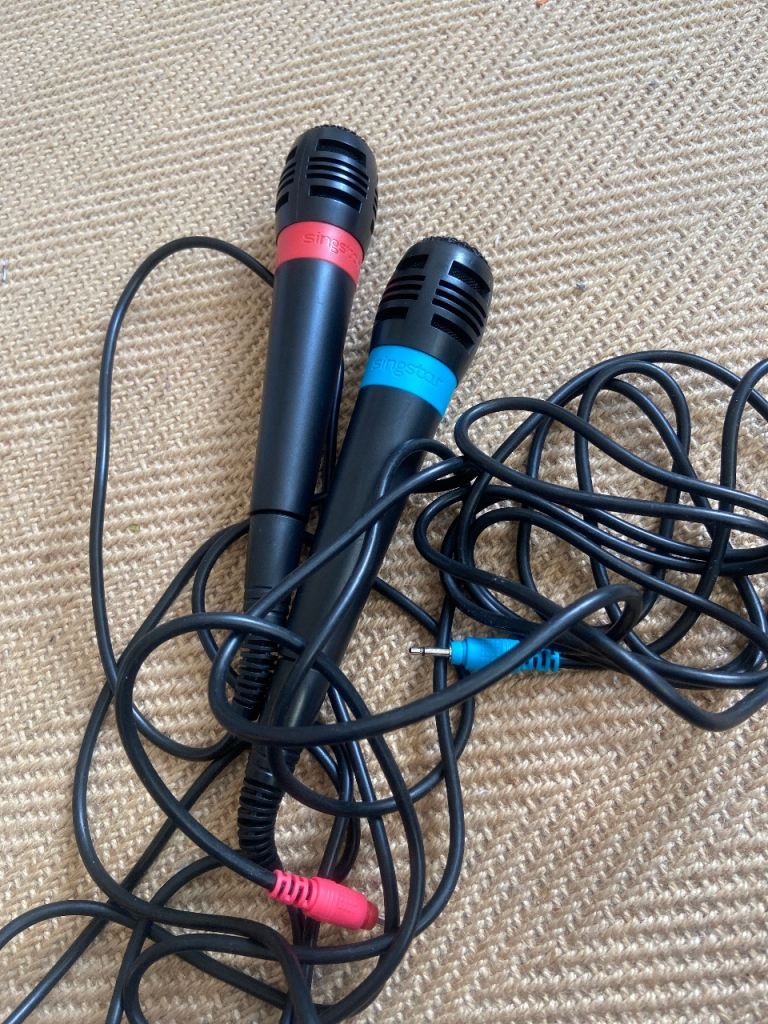 Sing star microphones for consoles