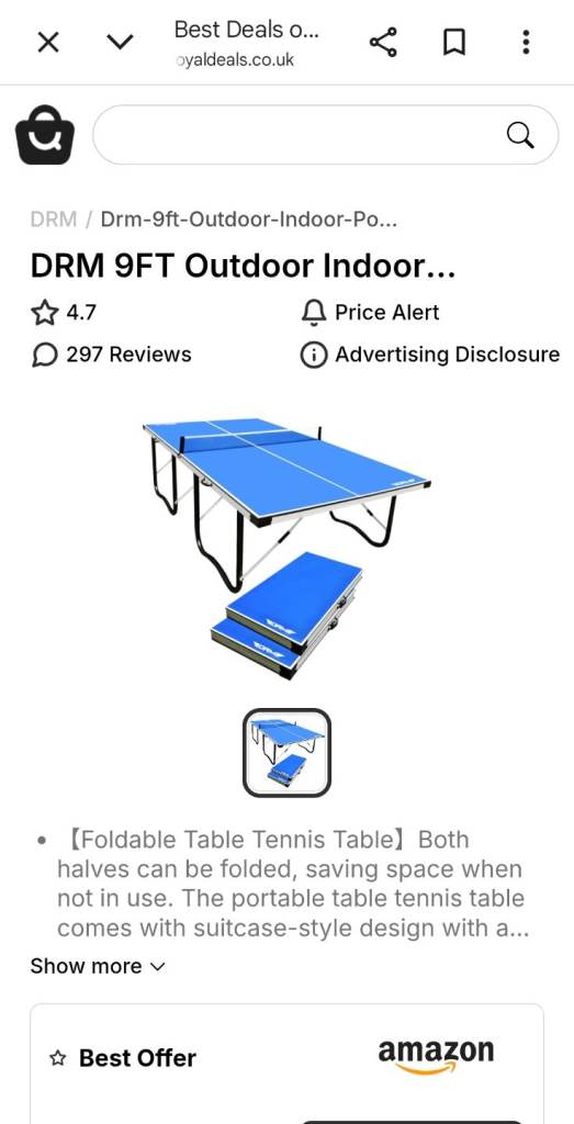 Professional 9ft Olympic Indoor Table Tennis Table