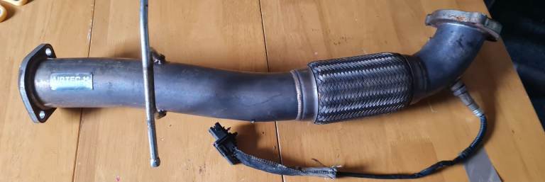 Airtec exhaust downpipe/ cobra sports exhaust backbox