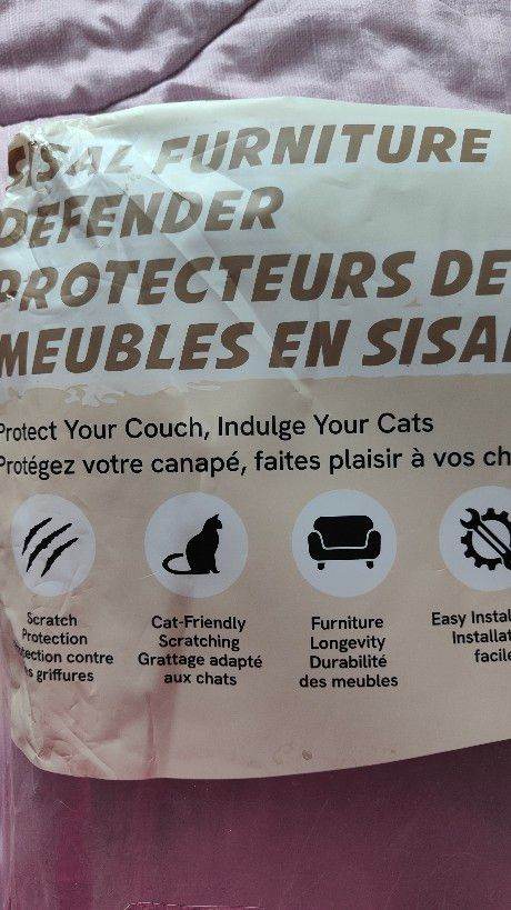 Brand new Sisal Furniture Defender - Couch Protector for Cats.