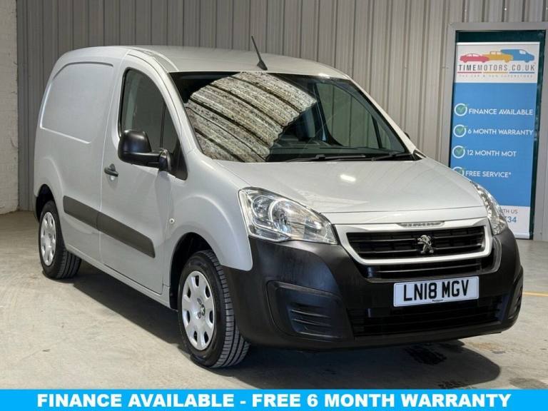 2018 18 PEUGEOT PARTNER 1.6 BLUEHDI 850 S PANEL VAN 4DR DIESEL MANUAL L1 (S/S) (