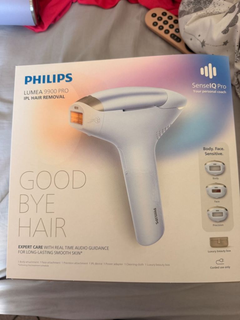 Philips Lumea IPL 9900 Series IPL Hair removal device with SenseIQ