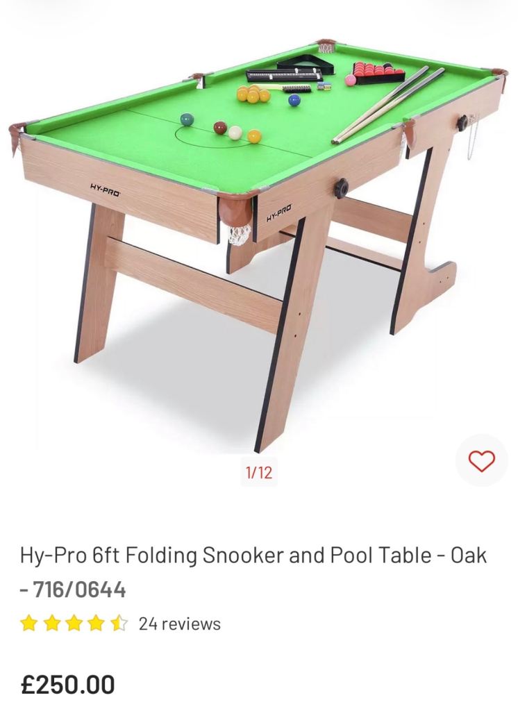 Hypro Pool Table - And Kit
