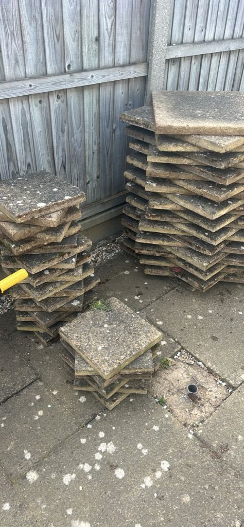 40sqm of concrete slabs 