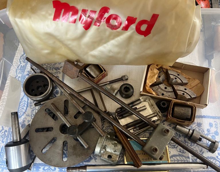 Assorted Metal Workshop/ Myford 7 lathe parts job lot 