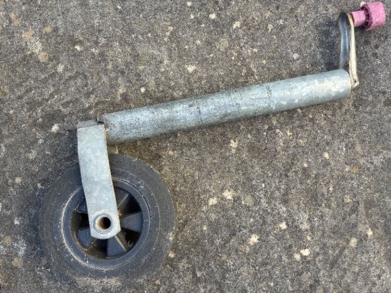 Alko Trailer Caravan Jockey Wheel with solid rubber tyre