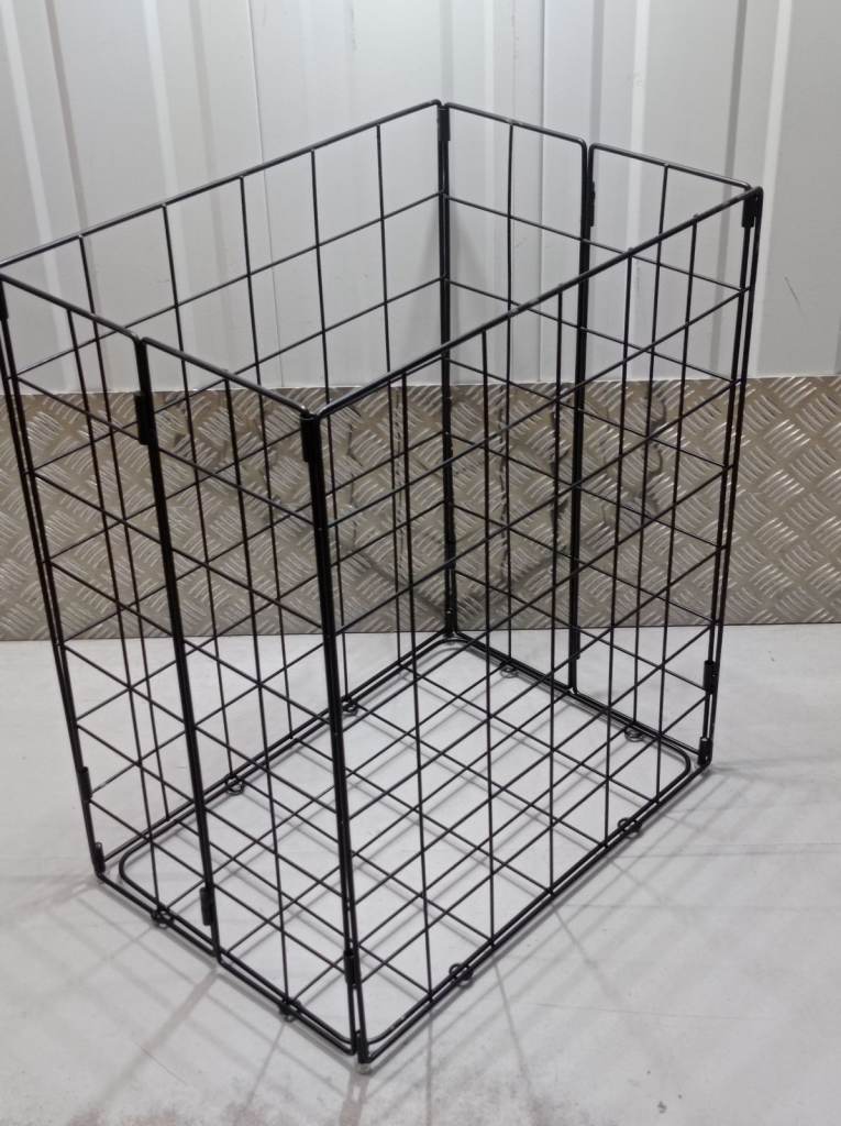 Fold-able Metal Wire Storage/Laundry Basket
