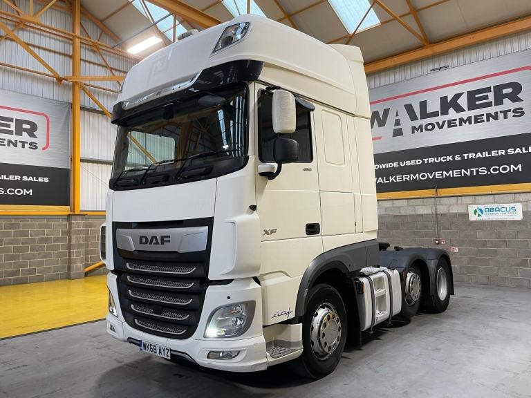 DAF XF106 480 SUPER SPACE CAB *EURO 6* 6X2 TRACTOR UNIT - 2018 - WK68 AYZ