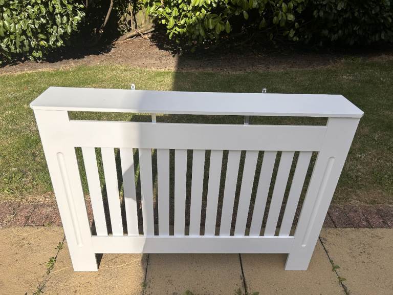 White Radiator Cover