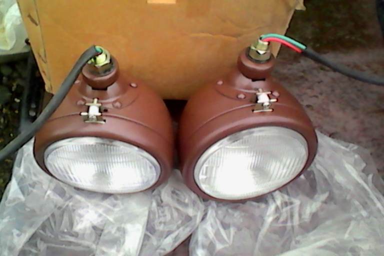 Tractor Vintage HEAD LIGHT SET For MF  or Fordson