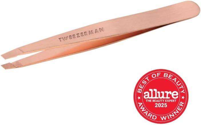 Tweezerman Professional Rose Gold Full Size Slant Tweezers
