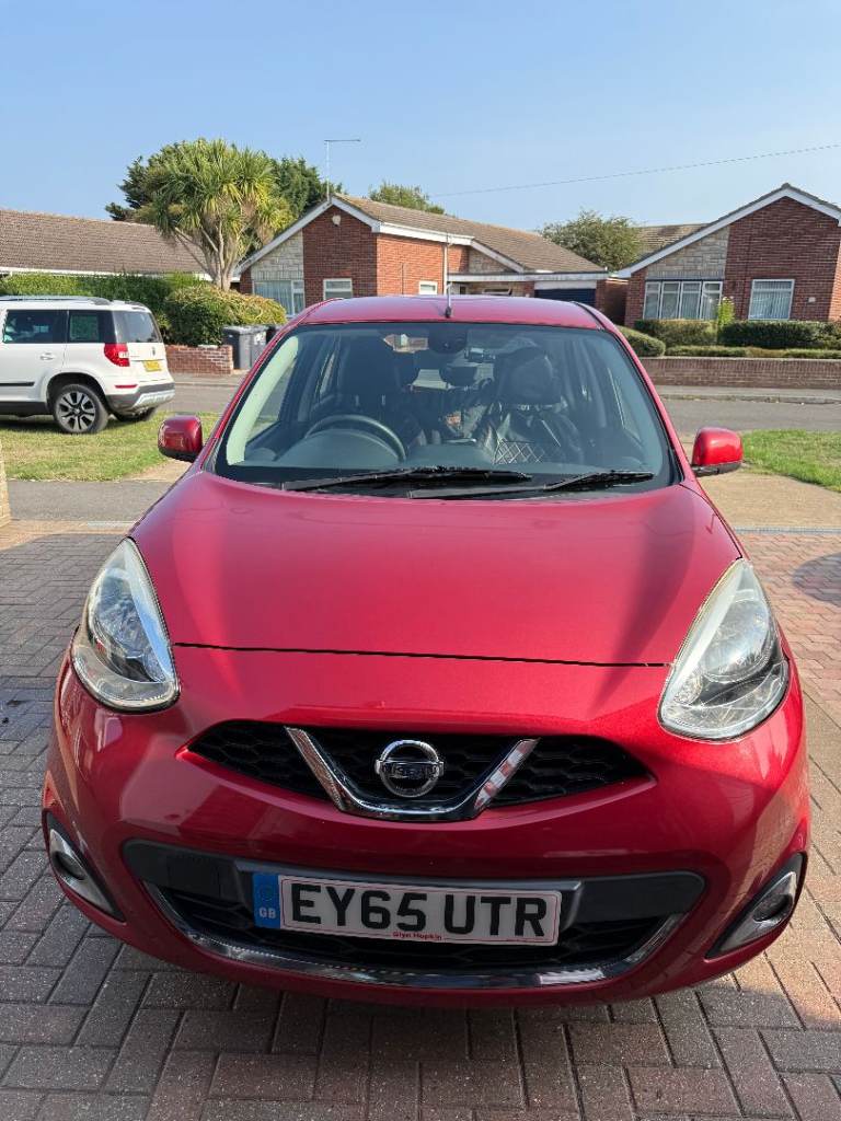 2015 Nissan Micra Acenta CVT Automatic in metallic Red