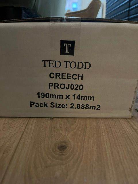 Ted Todd Creech Flooring - New, 2.888m2 Pack