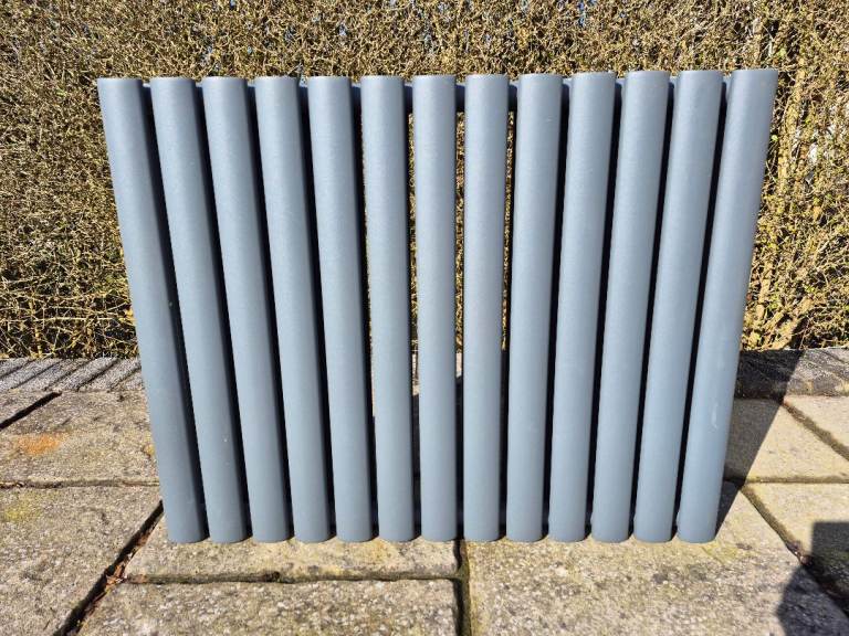 Grey Vertical Radiator – Good Condition