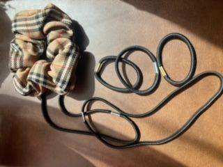 Hairband bundle - scrunchie and black elastic