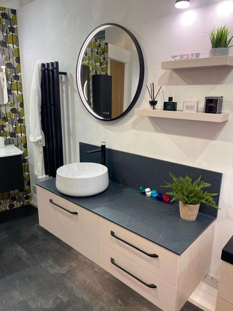 Dansani Calidris 140cm Vanity Set Pink *Manufacturers Ex-display* rrp £12364