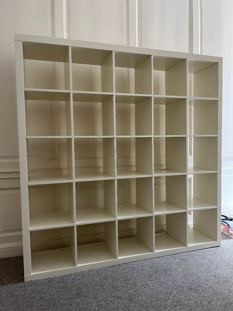 IKEA Kallax Large White Cube Storage Unit – Fair Condition