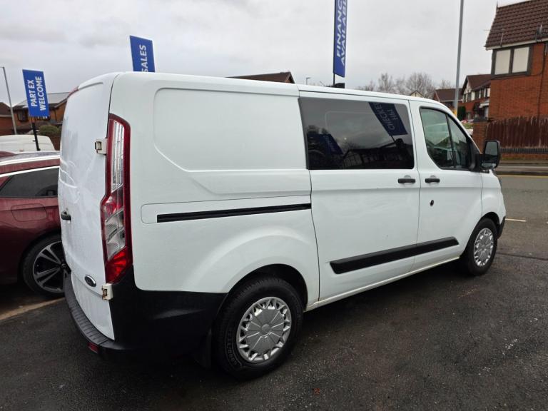 2018 68 FORD TRANSIT CUSTOM 2.0 TDCI ECOBLUE DCIV L1 H1 CREW VAN EURO6 EX POLICE
