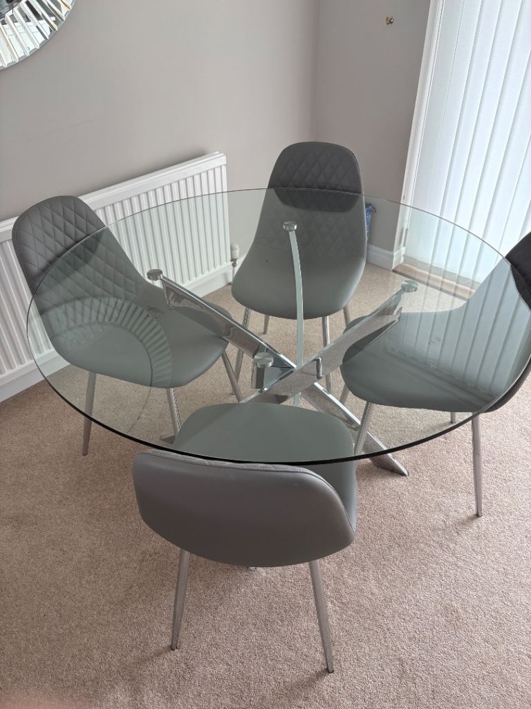 Glass Dining Table