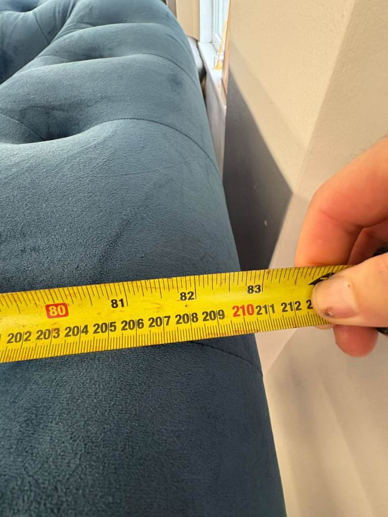 Lovely French Velvet Sofa, Armchair and Footstool. Delivery available🚛