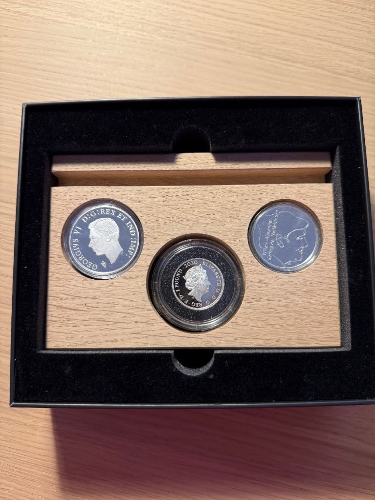 Europe Remembers Silver 3 Coin Set VE Day from Royal Dutch Mint