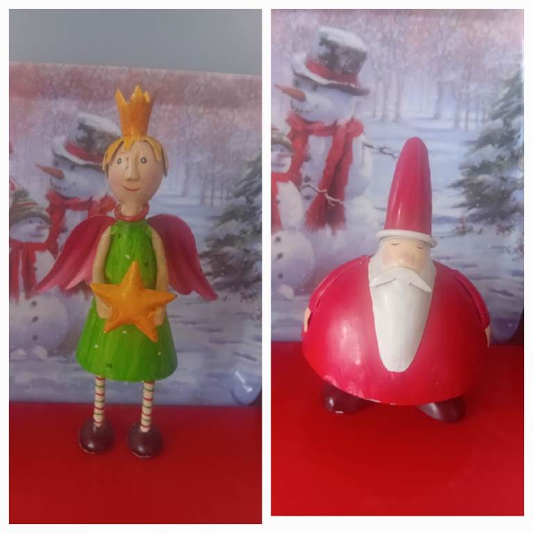 Metal Christmas Ornaments from Germany 