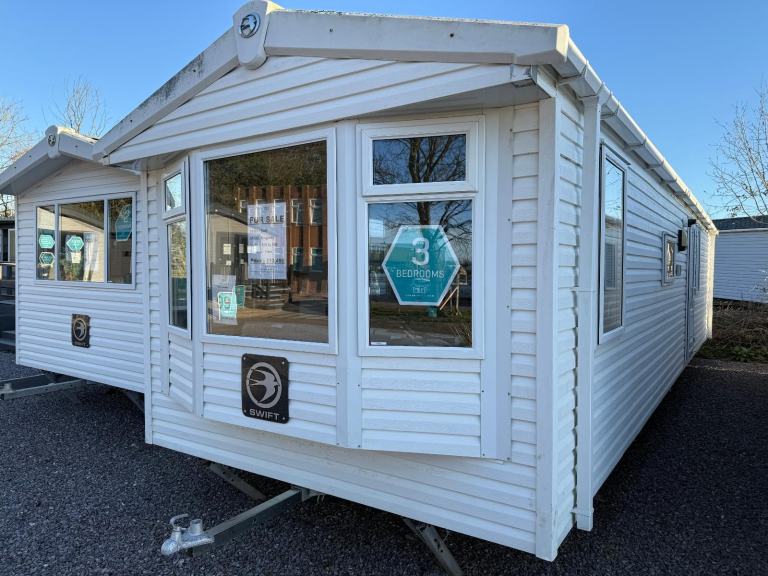 35x10 3 Bed Static Caravan - DG CH, New Carpet - Offsite / Own Land / Self Build