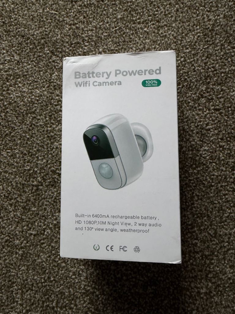 Battery Powered WiFi Camera - 1080P HD