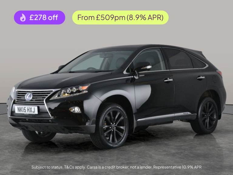 2015 Lexus RX 3.5 450h V6 Premier SUV 5dr Petrol Hybrid CVT 4WD Euro 5 (s/s) (299 ps) - L Suv Hyb...