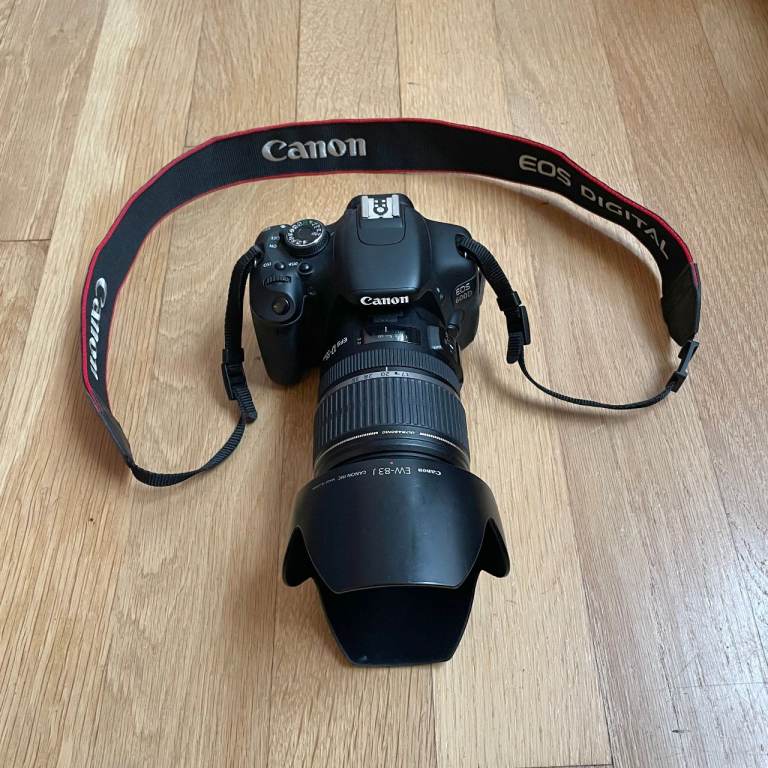 Canon EOS 600D DSLR Digital camera body + Canon Zoom Lens EF-S 17-55mm 1:2.8