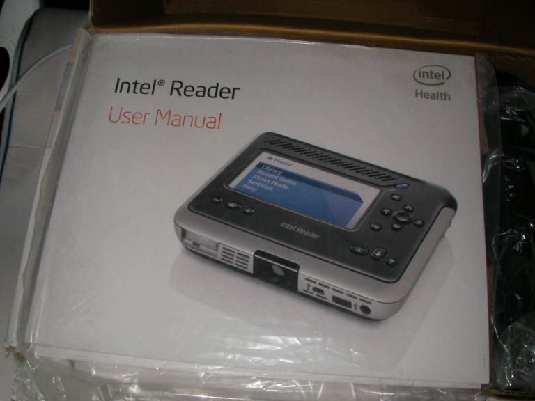 Intel Reader User Manual – used