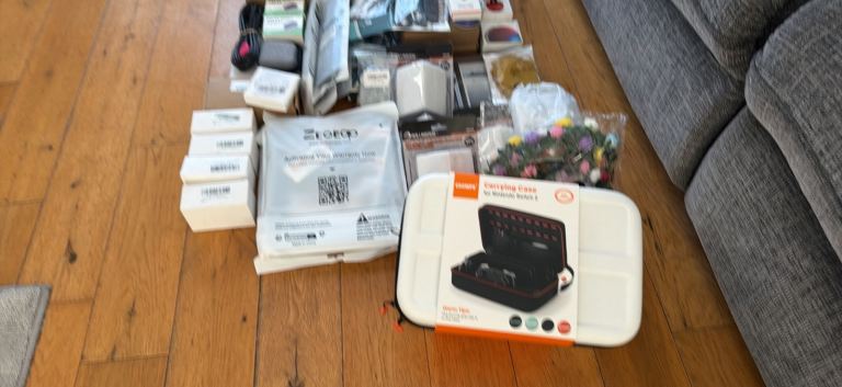 Large Bundle of New Mobile Phone Accessories – Cables, Chargers, Cases