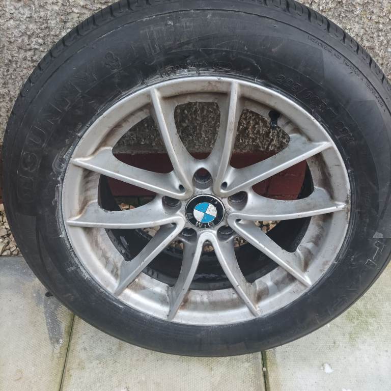 BMW 17" alloy  wheel and tyre