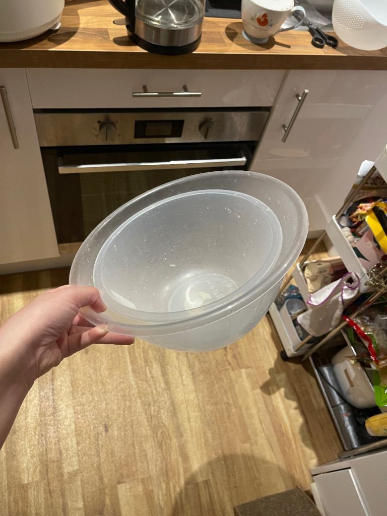 3 different size washing bowls blending bowls with drainer