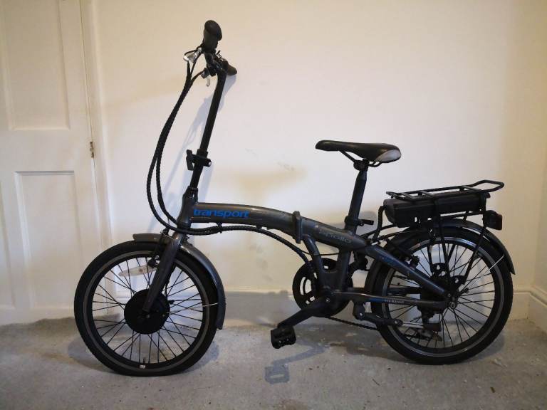 Carrera Crossfire E Folding Electric Bike – Good Condition