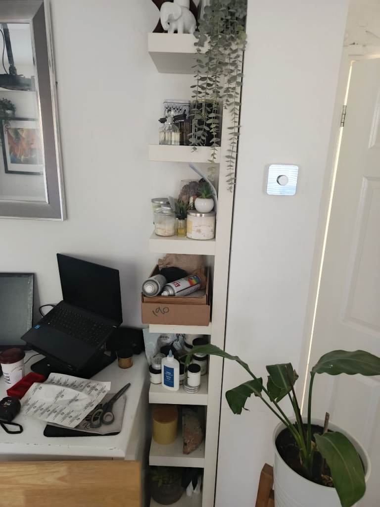 Free white shelf ikea