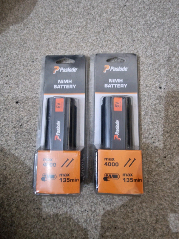 Genuine paslode nail gun batteries 