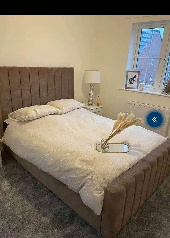 Penel king size beds with storage and mattress e 